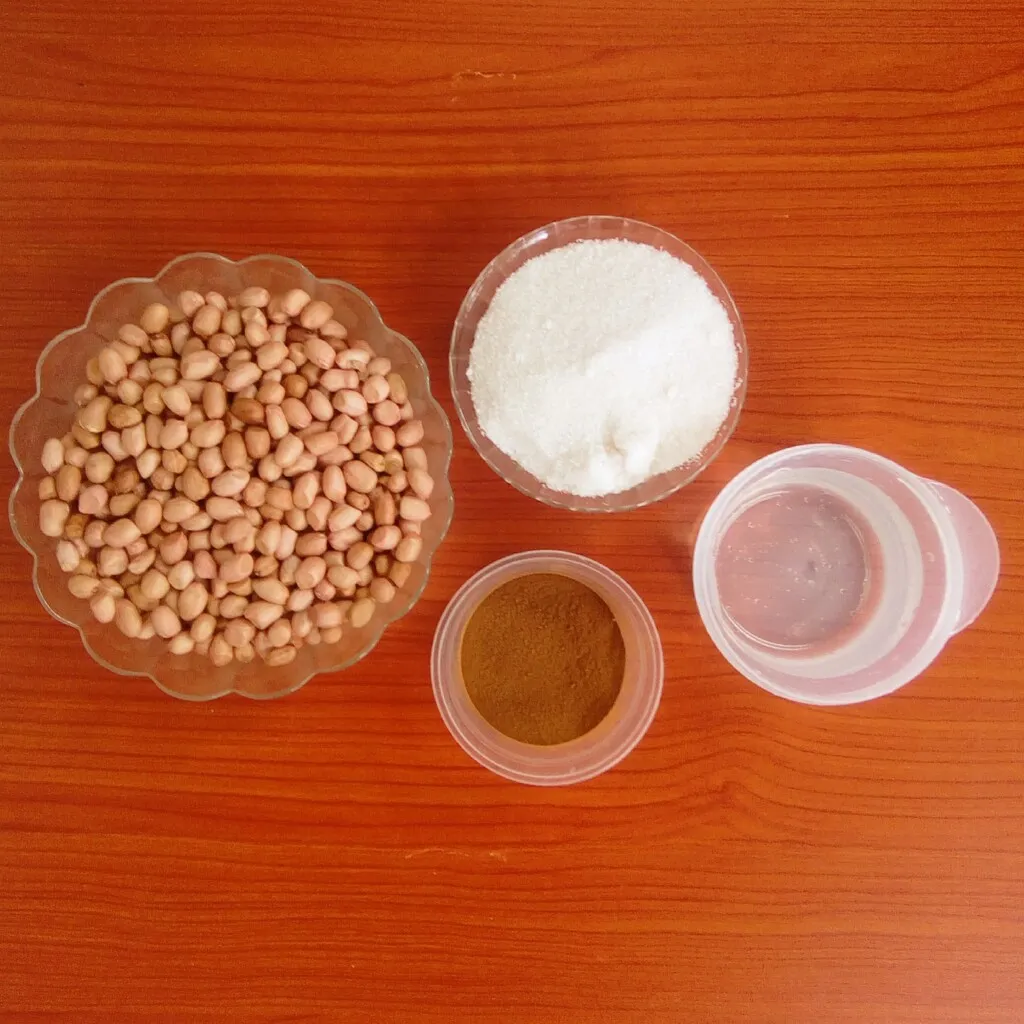 Candied peanuts by Dolapo. Grey