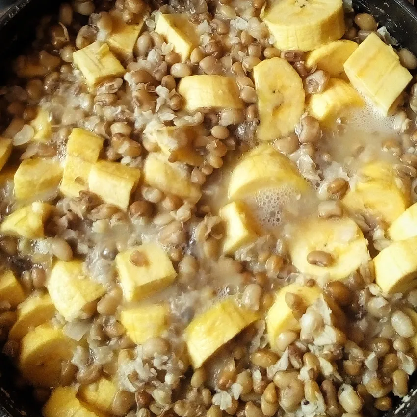 Beans and plantain pottage by Dolapo Grey