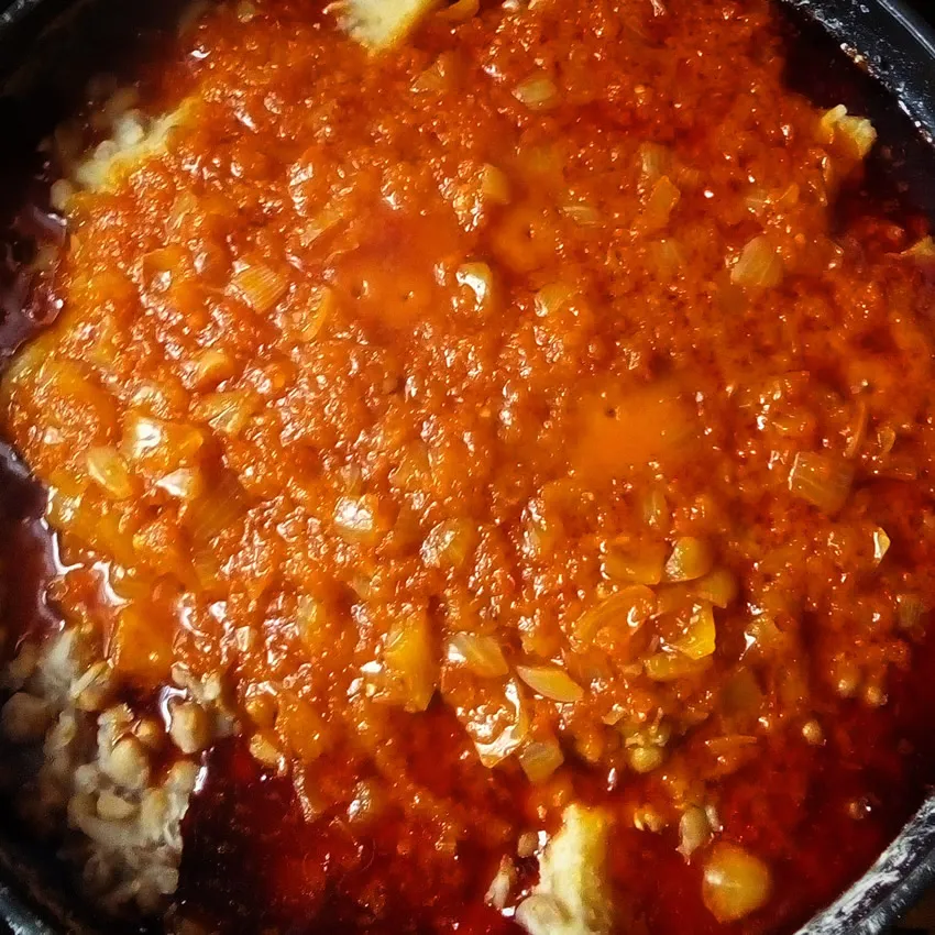 Beans and plantain pottage by Dolapo Grey