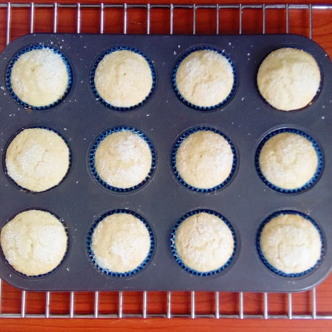 Coconut cupcakes by Dolapo Grey