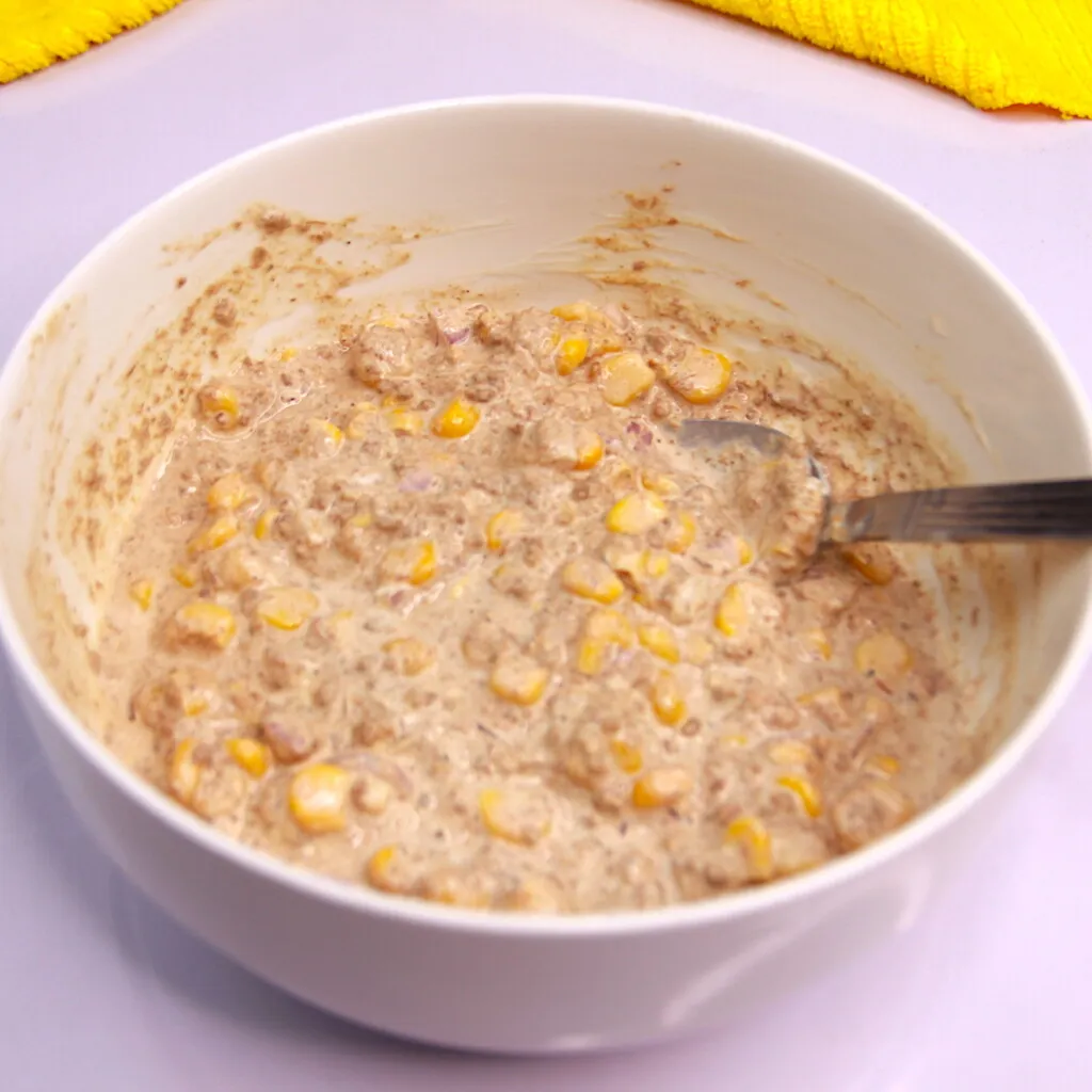 Tuna and corn sandwich by Dolapo Grey