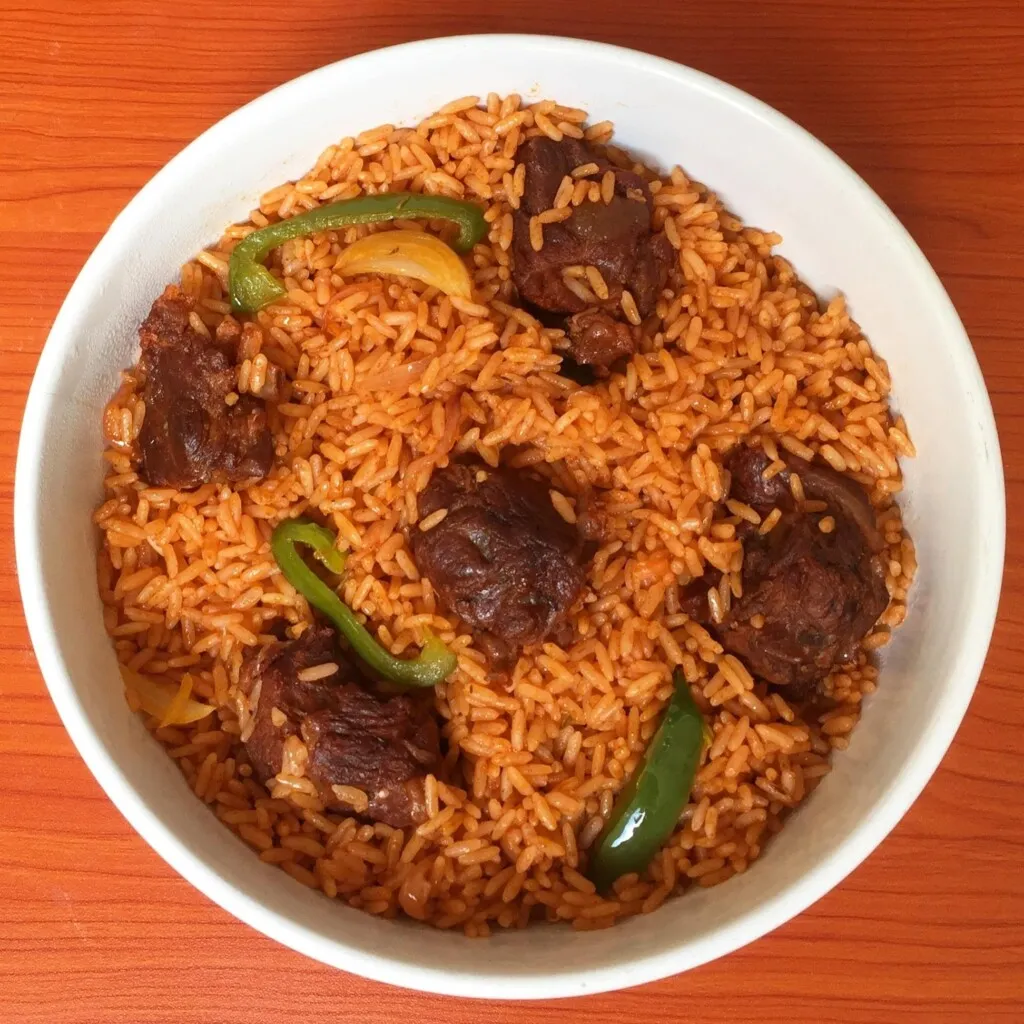 One-Pot Beef Jollof rice by Dolapo Grey