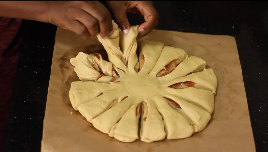 Christmas Star Bread by Dolapo Grey