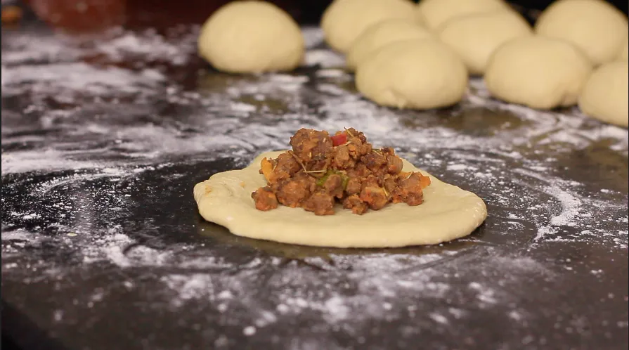 Spiced Meat Buns Recipe by Dolapo Grey