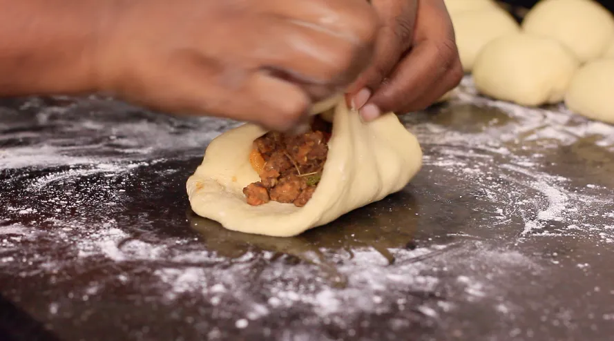 Spiced Meat Buns Recipe by Dolapo Grey
