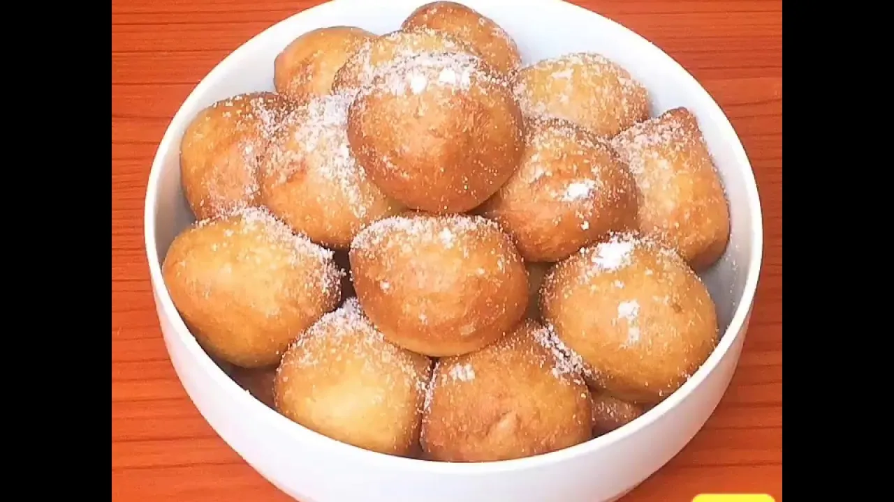 Coconut Puff Puff - Drop Doughnuts