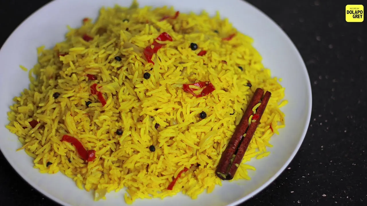 Spicy Yellow Rice Recipe